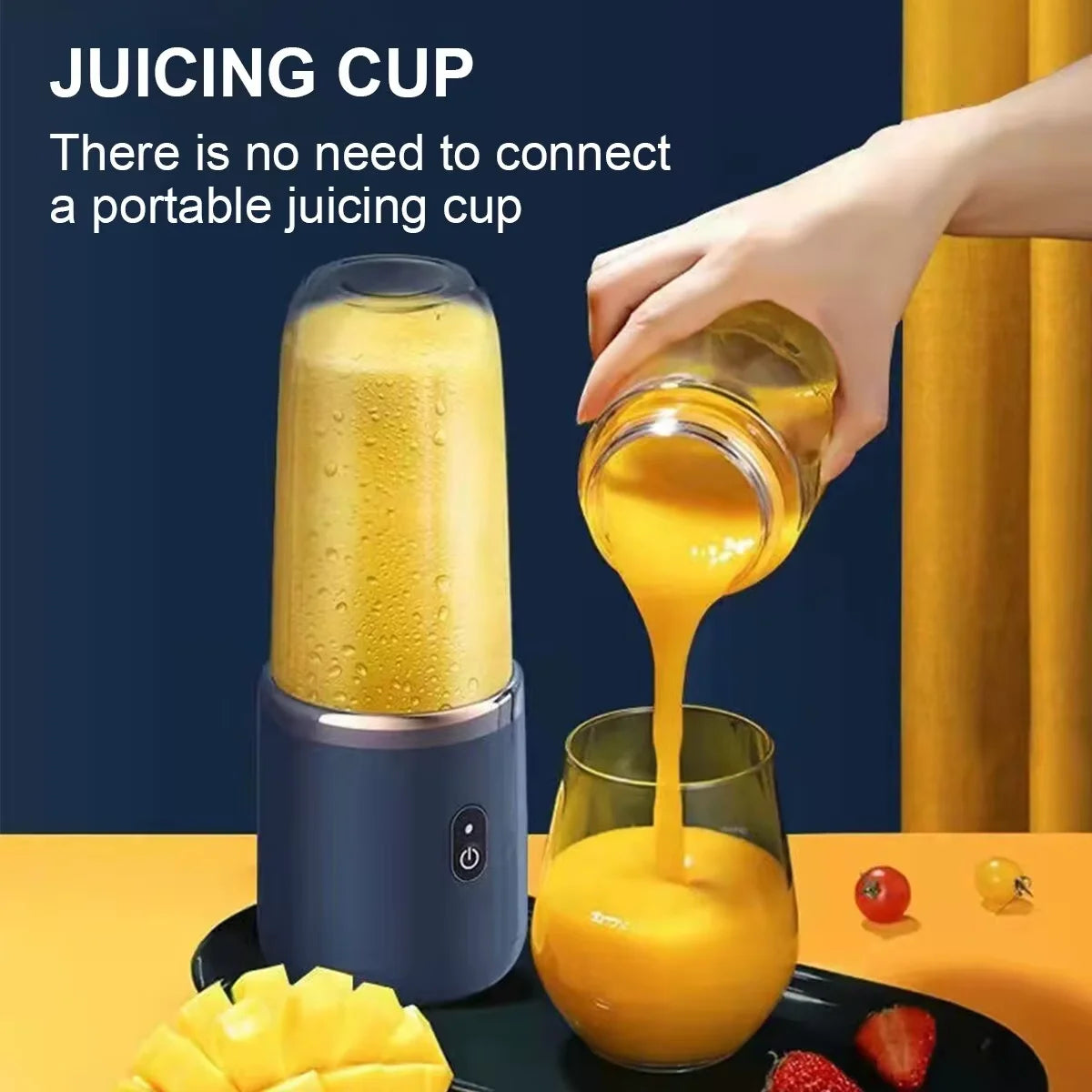 Portable Travel USB Mini Juicer Cup Handheld Blender