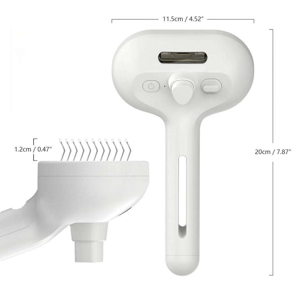 Steam Cat Brush Self-Cleaning Grooming Tool with Steam Spray Remove Floating Hair for Cats Dogs Pet Grooming Supplies Hair Care