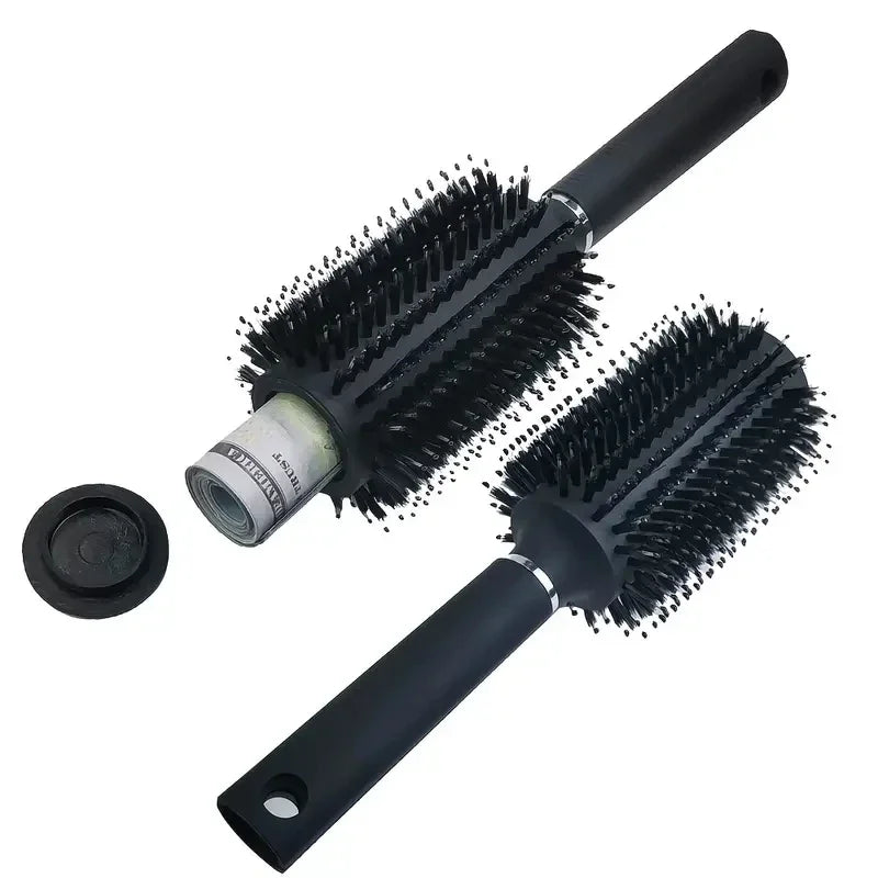Hair Brush Comb Diversion Stash Safe Hidden Compartment Functions As An Authentic Brush Perfect for Travel or At Home