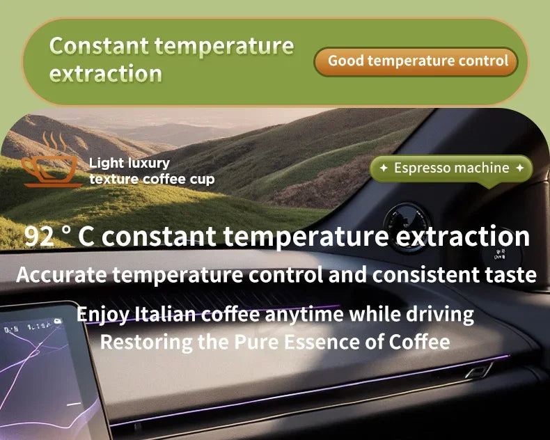 Travel 2-in-1 Wireless Portable Espresso Coffee Machine for Car & Home Camping