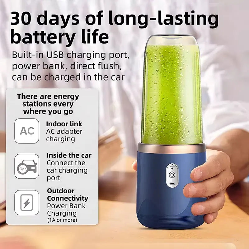 Portable Travel USB Mini Juicer Cup Handheld Blender