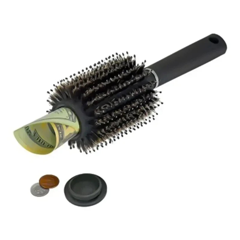 Hair Brush Comb Diversion Stash Safe Hidden Compartment Functions As An Authentic Brush Perfect for Travel or At Home