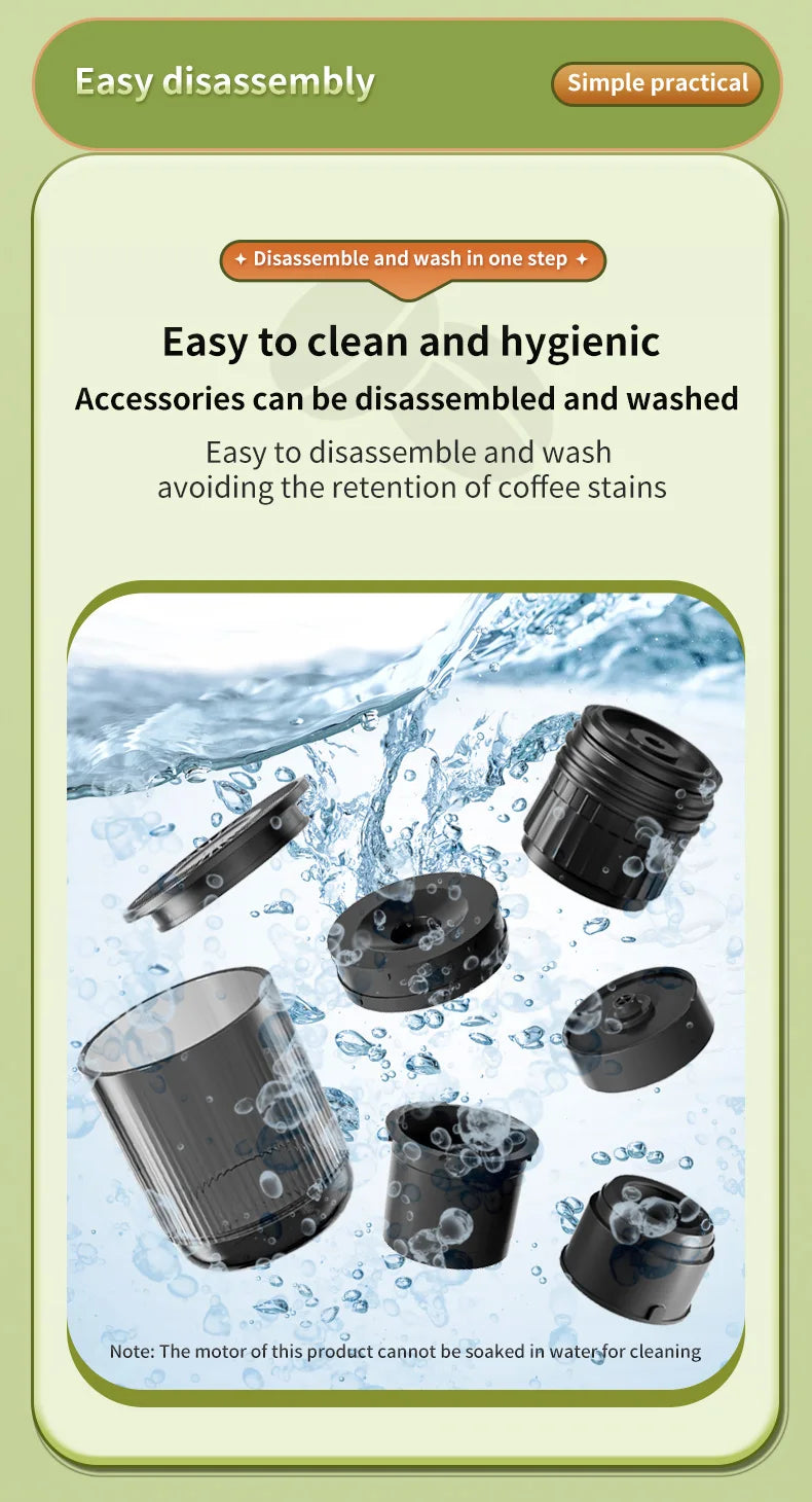 Travel 2-in-1 Wireless Portable Espresso Coffee Machine for Car & Home Camping